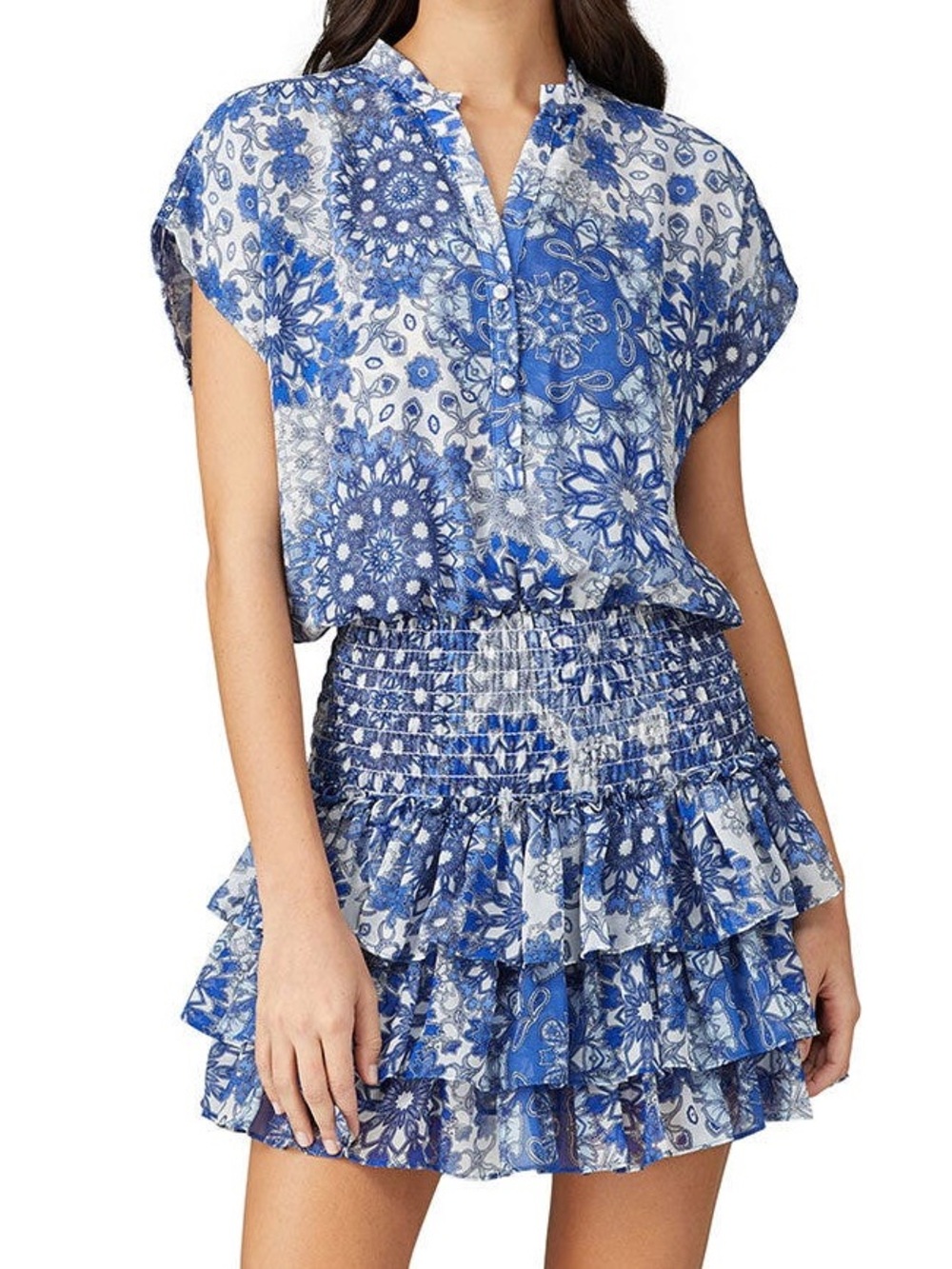MISA Los Angeles XS Blue Eloisa Dress
